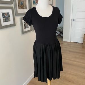 French Connection black jersey dress
